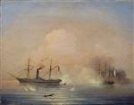Ivan Aivazovsky  - Bilder Gemälde - The Sea Battle