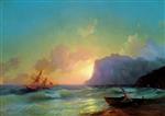 Ivan Aivazovsky  - Bilder Gemälde - The Sea, Koktebel