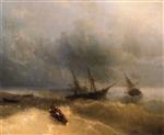 Ivan Aivazovsky  - Bilder Gemälde - The Shipwreck