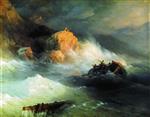 Ivan Aivazovsky  - Bilder Gemälde - The Shipwreck