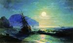 Ivan Aivazovsky  - Bilder Gemälde - The Shipwreck off the Coast of Gurzuf