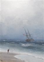 Ivan Aivazovsky  - Bilder Gemälde - The Storm