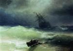 Ivan Aivazovsky  - Bilder Gemälde - The Storm-2