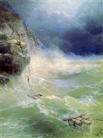 Ivan Aivazovsky  - Bilder Gemälde - The Surf