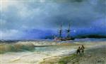 Ivan Aivazovsky  - Bilder Gemälde - The Surf