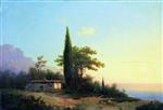 Ivan Aivazovsky  - Bilder Gemälde - View in Crimea