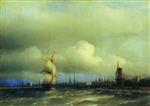 Ivan Aivazovsky  - Bilder Gemälde - View of Amsterdam