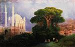 Ivan Aivazovsky  - Bilder Gemälde - View of Constantinople