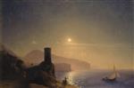 Ivan Aivazovsky  - Bilder Gemälde - View of Vico near Naples