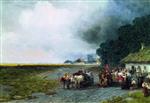 Ivan Aivazovsky  - Bilder Gemälde - Wedding in Ukraine