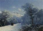 Ivan Aivazovsky  - Bilder Gemälde - Winter Landscape