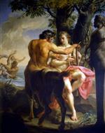 Pompeo Girolamo Batoni - Bilder Gemälde - Achilles and the Centaur Chiron