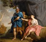 Pompeo Girolamo Batoni - Bilder Gemälde - Aeneas Abandoning Dido