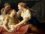 Pompeo Girolamo Batoni - Bilder Gemälde - Cleopatra and the Dying Mark Antony