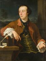 Pompeo Girolamo Batoni  - Bilder Gemälde - Portrait of a Gentleman, possibly Horatio Walpole