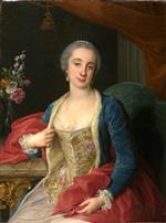 Pompeo Girolamo Batoni  - Bilder Gemälde - Portrait of Duchess Sforza Cesarini