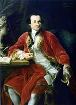 Pompeo Girolamo Batoni  - Bilder Gemälde - Portrait of Edward Dring