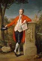 Pompeo Girolamo Batoni  - Bilder Gemälde - Portrait of Francis Basset, 1st Baron of Dunstanville