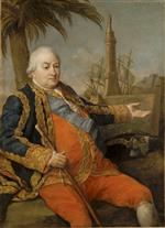 Pompeo Girolamo Batoni  - Bilder Gemälde - Portrait of Pierre-André de Suffren de Saint-Tropez