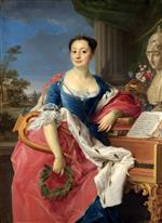 Pompeo Girolamo Batoni  - Bilder Gemälde - Portrait of Princess Giacinta Orsini Boncompagni Ludovisi