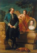 Pompeo Girolamo Batoni  - Bilder Gemälde - Portrait of Wills Hill