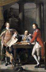 Pompeo Girolamo Batoni  - Bilder Gemälde - Portraits of Sir Watkin Williams-Wynn and Captain Edward Hamilton