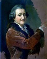 Pompeo Girolamo Batoni  - Bilder Gemälde - Self Portrait