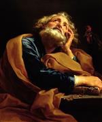 Pompeo Girolamo Batoni  - Bilder Gemälde - St Peter