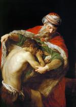 Pompeo Girolamo Batoni  - Bilder Gemälde - The Return of the Prodigal Son