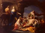Pompeo Girolamo Batoni  - Bilder Gemälde - Thetis Takes Achilles from the Centaur Chiron