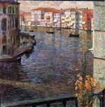 Umberto Boccioni - Bilder Gemälde - Der Canal Grande in Venedig