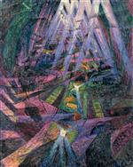 Umberto Boccioni - Bilder Gemälde - Die Kräfte einer Straße