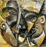 Umberto Boccioni - Bilder Gemälde - Dynamism of a Man's Head