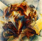 Umberto Boccioni - Bilder Gemälde - Dynamism of a Soccer Player