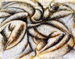 Umberto Boccioni - Bilder Gemälde - Dynamism of the Human Body