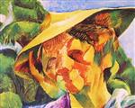 Umberto Boccioni - Bilder Gemälde - Head of Woman