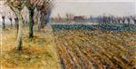 Umberto Boccioni - Bilder Gemälde - Landschaft in der Nähe von Padua
