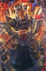 Umberto Boccioni - Bilder Gemälde - Materia