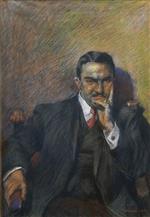 Umberto Boccioni  - Bilder Gemälde - Portrait of Innocenzo Massimino