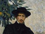 Umberto Boccioni  - Bilder Gemälde - Self-Portrait