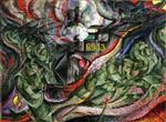 Umberto Boccioni  - Bilder Gemälde - States of Mind I, The Farewells