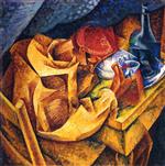 Umberto Boccioni  - Bilder Gemälde - The Drinker