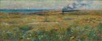 Umberto Boccioni  - Bilder Gemälde - Vorüberfahrender Zug