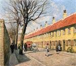 Paul Gustave Fischer - Bilder Gemälde - A Copenhagen Street