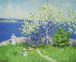 Paul Gustave Fischer - Bilder Gemälde - A fjord near Oslo, Summer