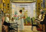 Paul Gustave Fischer - Bilder Gemälde - Afternoon Tea