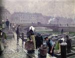 Paul Gustave Fischer  - Bilder Gemälde - Gammel Strand