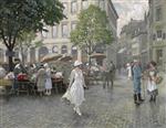 Paul Gustave Fischer  - Bilder Gemälde - Højbro Plads København