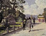 Paul Gustave Fischer  - Bilder Gemälde - Near Dronning Louises Bro Copenhagen