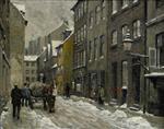 Paul Gustave Fischer  - Bilder Gemälde - Stadsvy